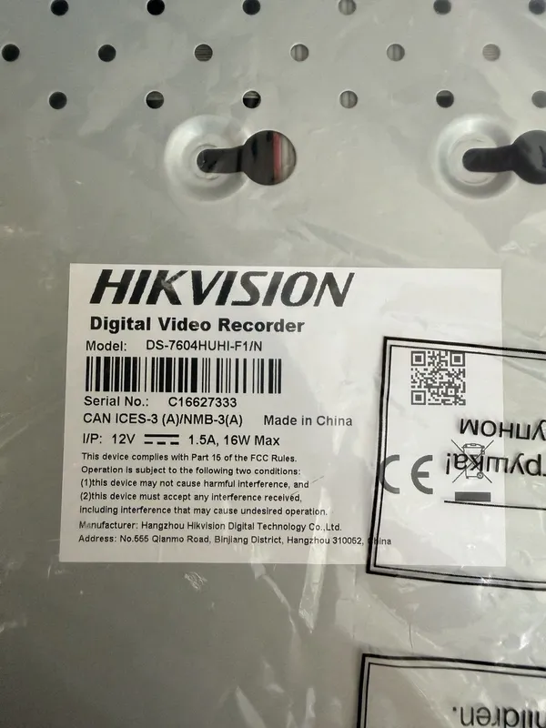 Видео регистратор hikvision оригинал