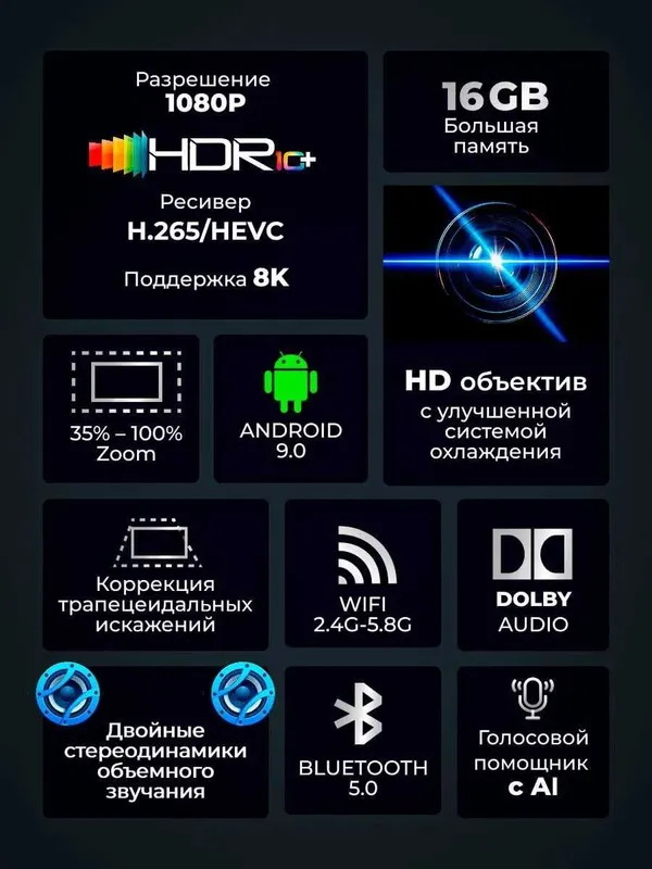 Проектор X1 Nano proektor 2