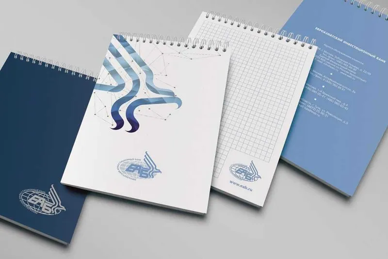 Logotipli paket va bloknotlar | poligrafiya xizmatlari