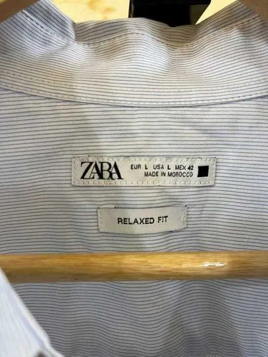 Рубашка ZARA Relaxed Fit (L) — фото 1