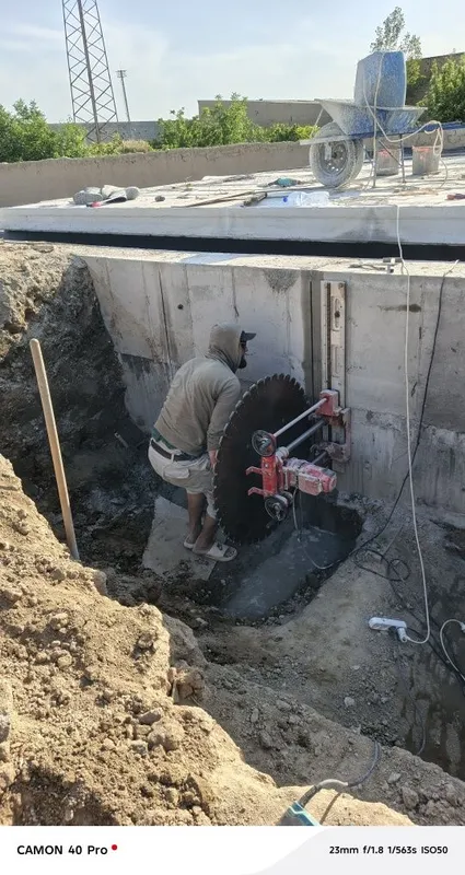 Beton kesish eshik ochish 5