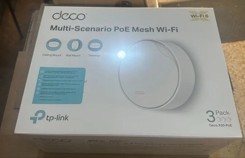 Tp-Link Deco X50poe(3pack)WiFi mesh sistem’s