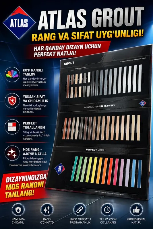 Kafel uchun fuga barcha raglari bor 2
