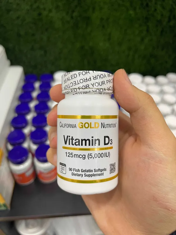 California Gold Vitamin D3 5000 IU 90 Softgels California Gold Vitamin D3 5000 IU 90 Softgels
