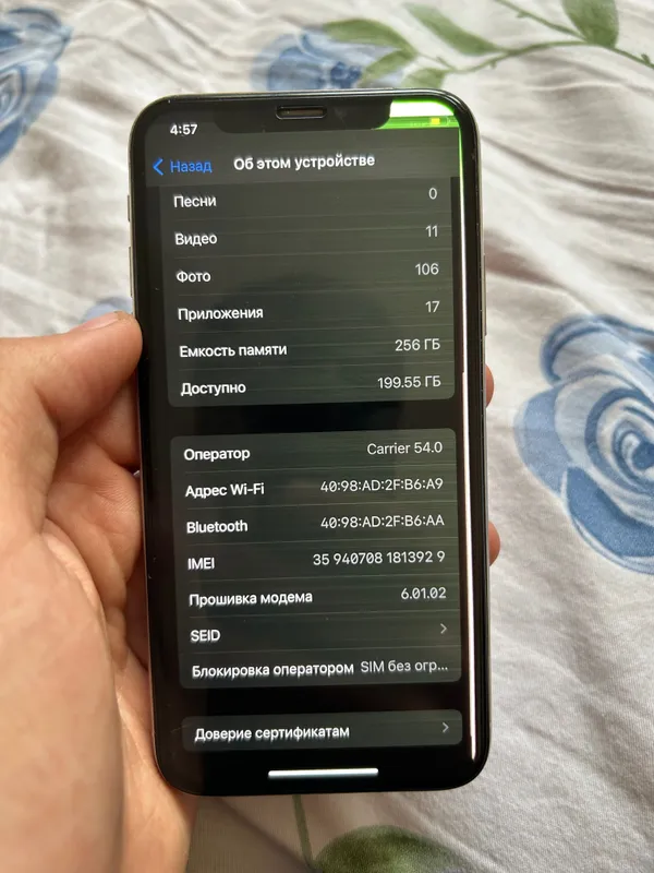 iPhone X 256gb fece trutone bot — фото 2