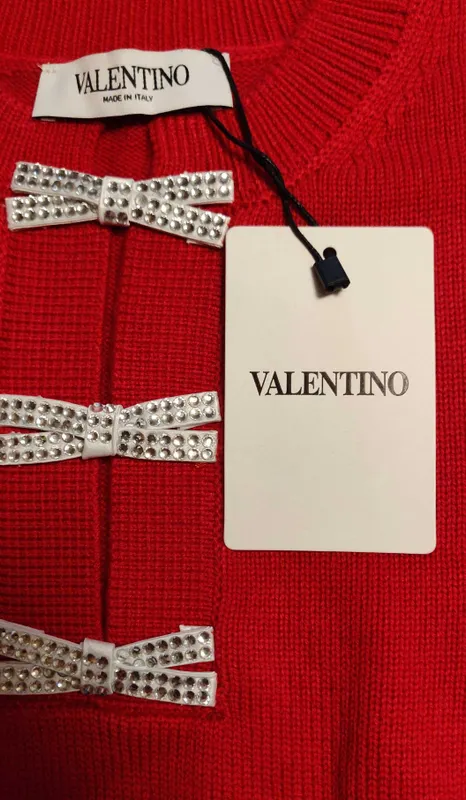 Трикотажная футболка Valentino LUX-102919 S-M-L Original Италия 8