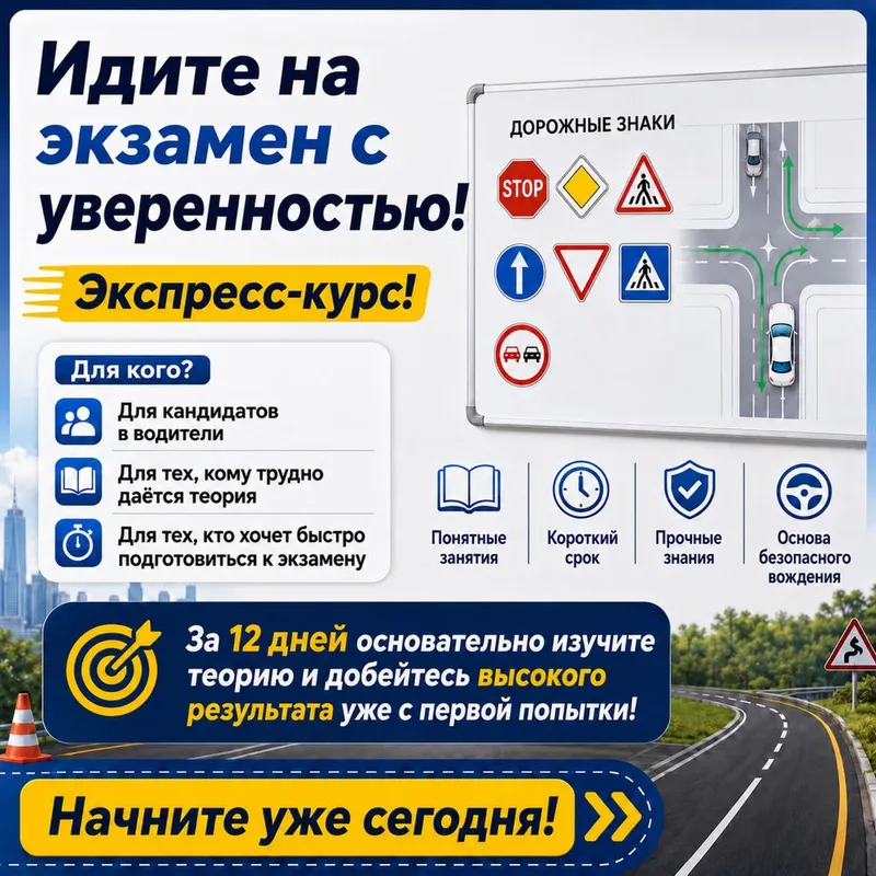 Avtotest imtihoniga 12 kunda tayyorlaning! Express kurs! Экпресс курс! 7