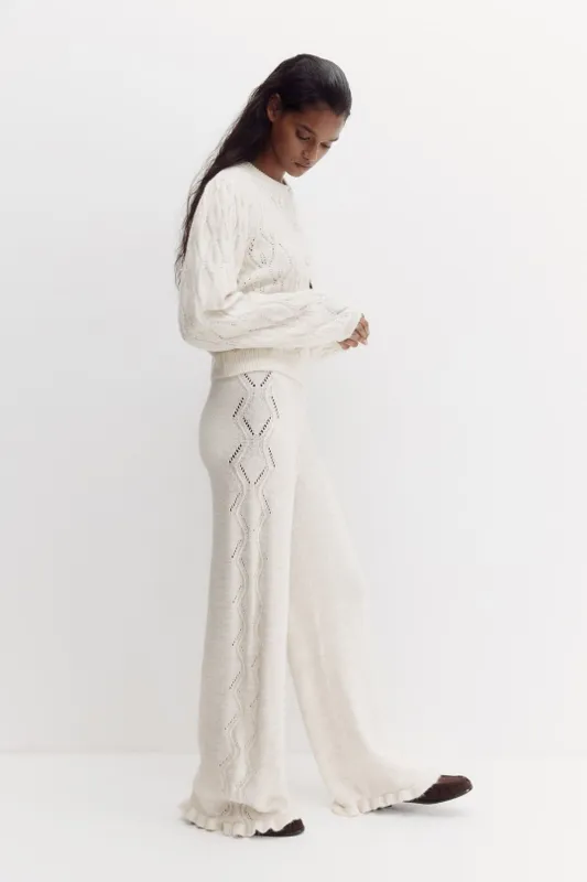 Брюки женские H&M вязаные 2
