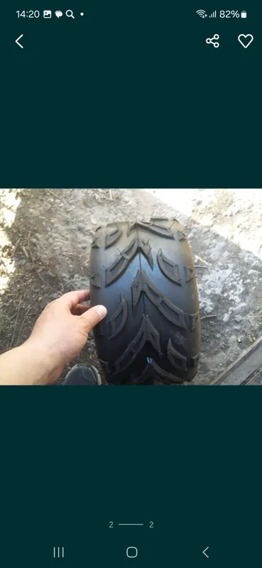 Kvadratsikl uchun shina 16×8-007 2