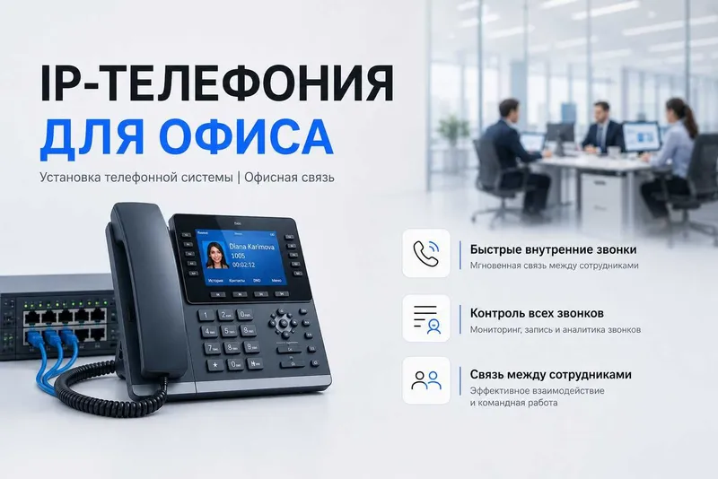 IP-телефония для офиса | Установка телефонной системы | Офисная связь