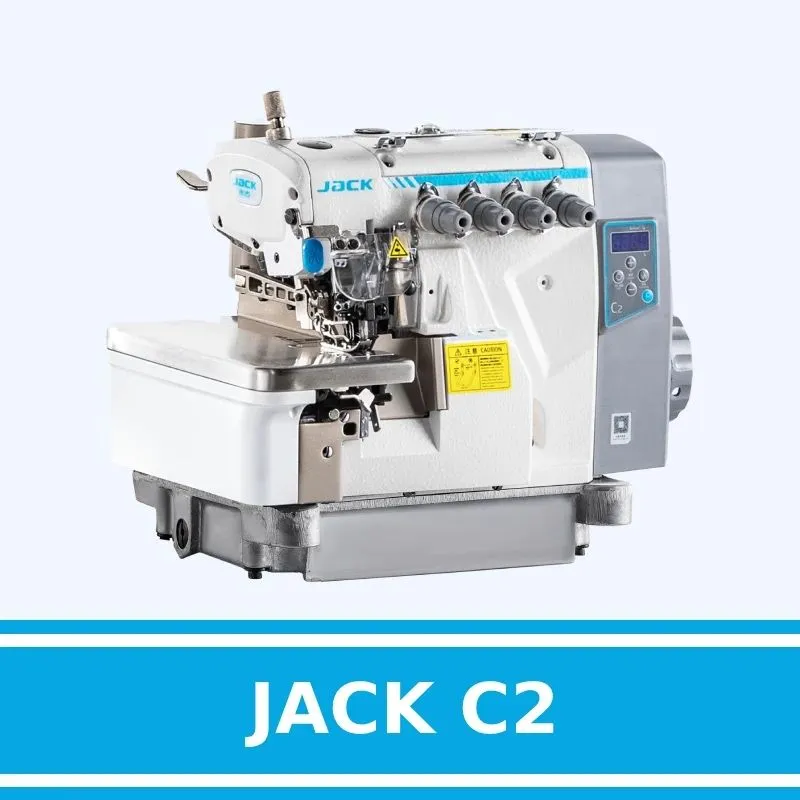 JACK C2 ozi ip uzadigan overlok yengi karobkada 3 yil kafolat