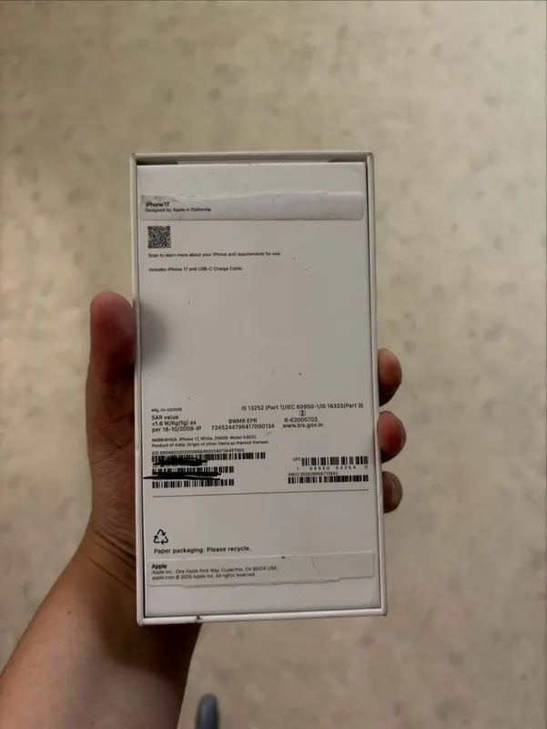 Iphone 17 White (256 gb) 2 Sim — фото 1