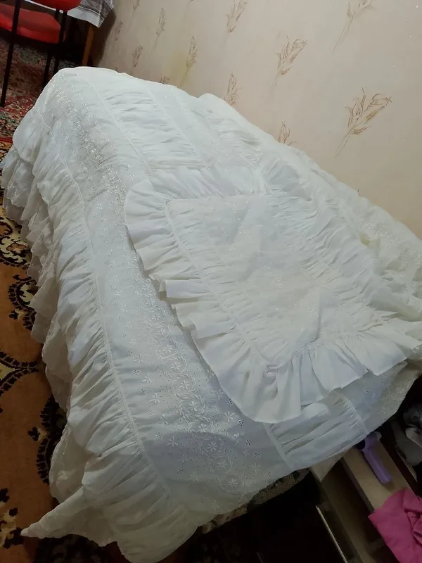 Покрывало свадебное на 2-х спальную кровать 2,10*2,0м — фото 5
