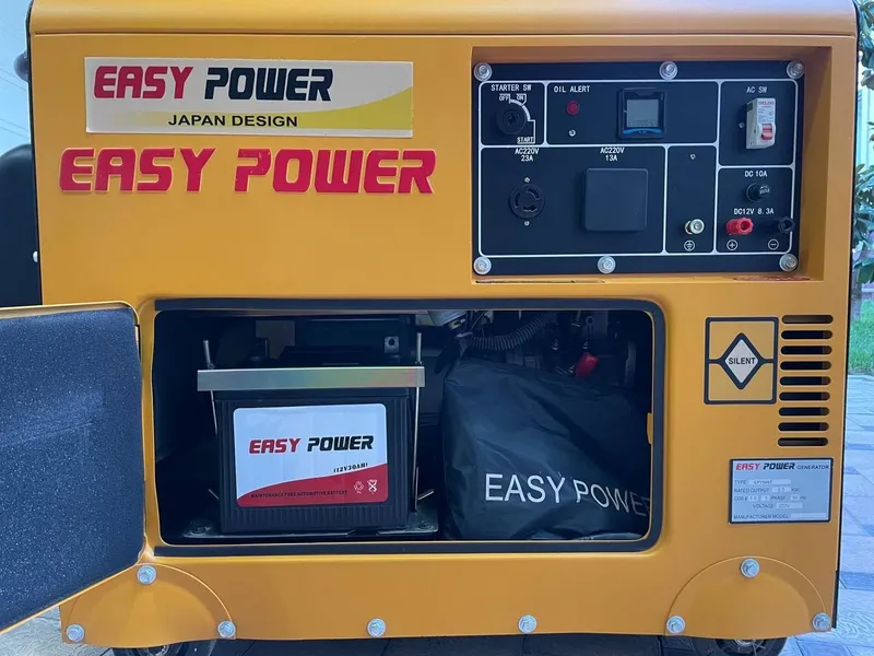 Генератор дизельный Easy Power EP7500T, б/у в отличном состоянии — фото 1