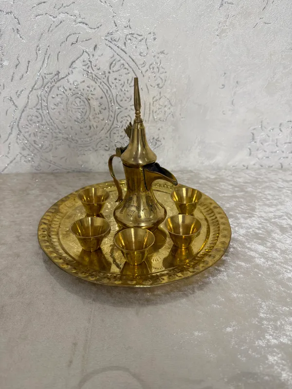 Чайный набор из латуни, сервиз