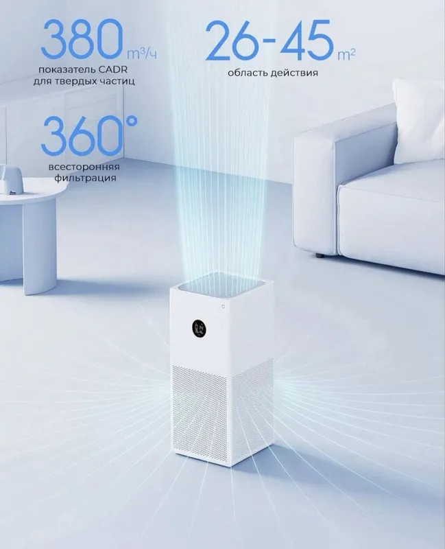 Очиститель воздуха Xiaomi Mijia Smart Air Purifier 4 Lite Гарантия ест — фото 2