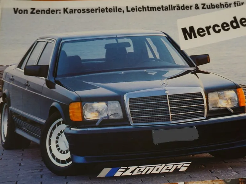ZENDER Спойлер Mersedes W 126 HEKSPOILER Duckail Germany 2 ZENDER Спойлер Mersedes W 126 HEKSPOILER Duckail Germany 2