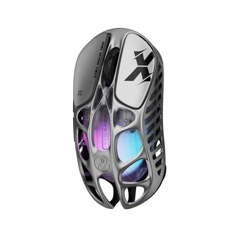 } Мышь GravaStar Mercury X, 8K, BT/WL/USB-A, RGB, серый 2 } Мышь GravaStar Mercury X, 8K, BT/WL/USB-A, RGB, серый 2