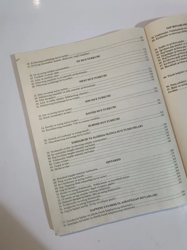 NEGA ona tili fanidan mavzulashtirilgan testlar — фото 2