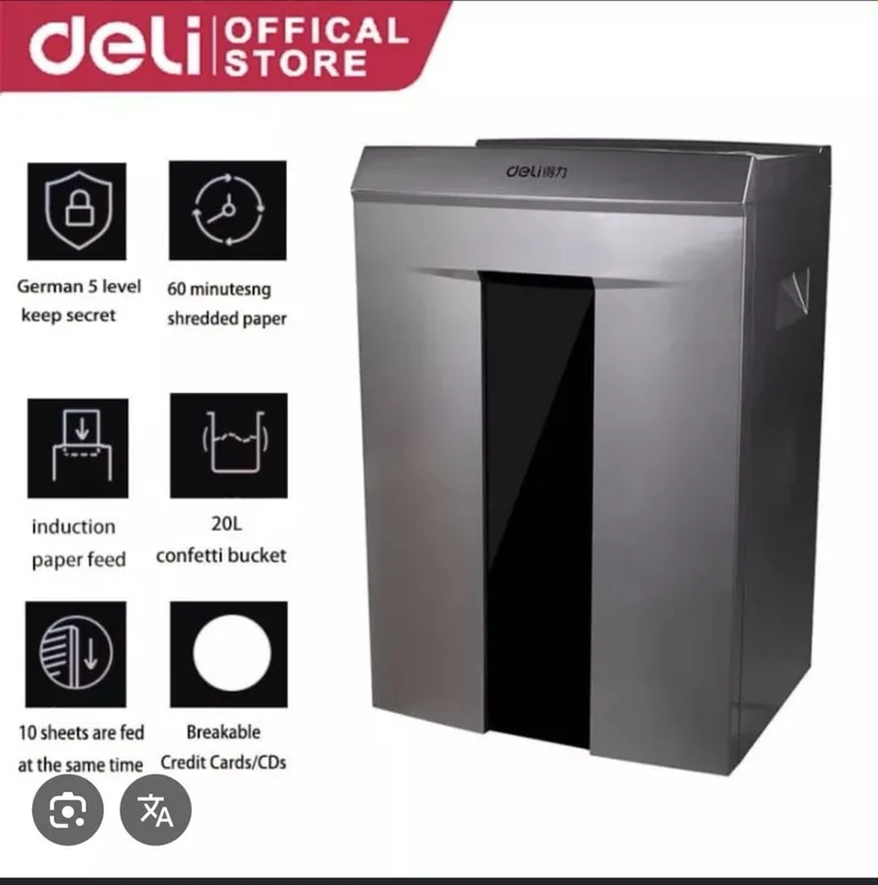 Уничтожитель бумаги 9905 deli ( shredder ) orginal