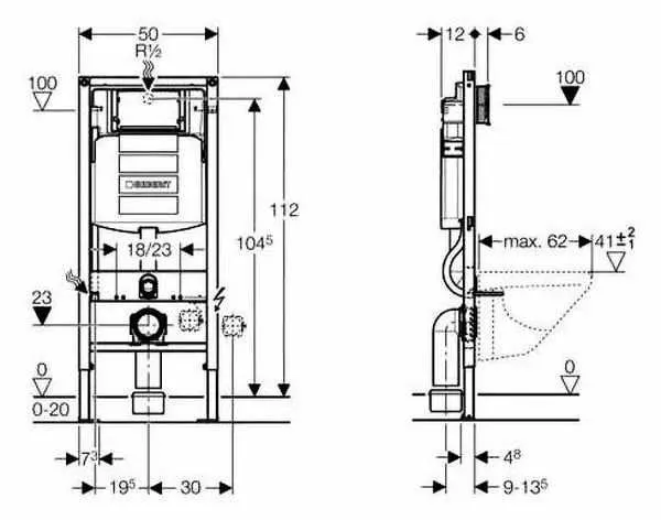 Инсталляция GEBERIT Duofix из Швейцарии! Бренд GEBERIT из Европы. — фото 4 Инсталляция GEBERIT Duofix из Швейцарии! Бренд GEBERIT из Европы. — фото 4