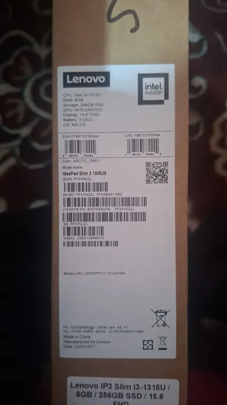 Notebook Lenova IP3 Slim i3 1 Notebook Lenova IP3 Slim i3 1