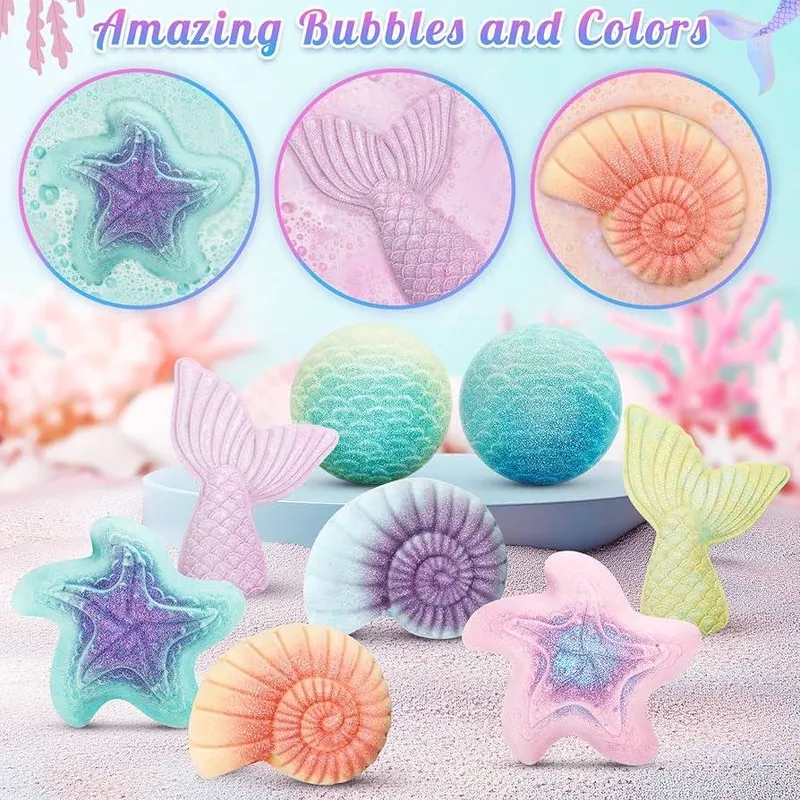 Mermaid bath bombs baby — фото 2