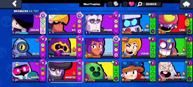 Аккаунт Brawl Stars со скинами 3 Аккаунт Brawl Stars со скинами 3