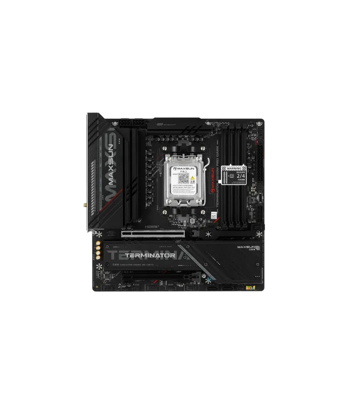 - Материнская плата Maxsun Terminator B850M PRO DARK WIFI DDR5 1 - Материнская плата Maxsun Terminator B850M PRO DARK WIFI DDR5 1