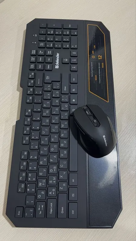 Офисная беспроводная клавиатура + мышь Ofis uchun simsiz klaviatura 2