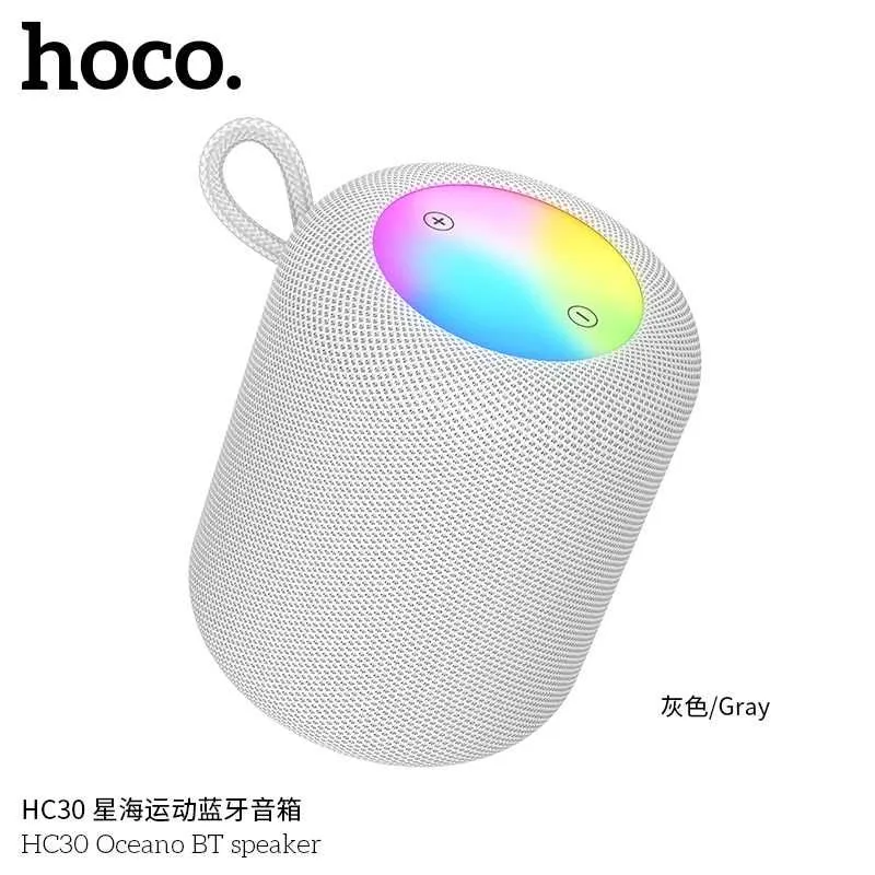Hoco HC31 Oceano портативная колонка с цветной LED-подсветкой (IPX4) — фото 3