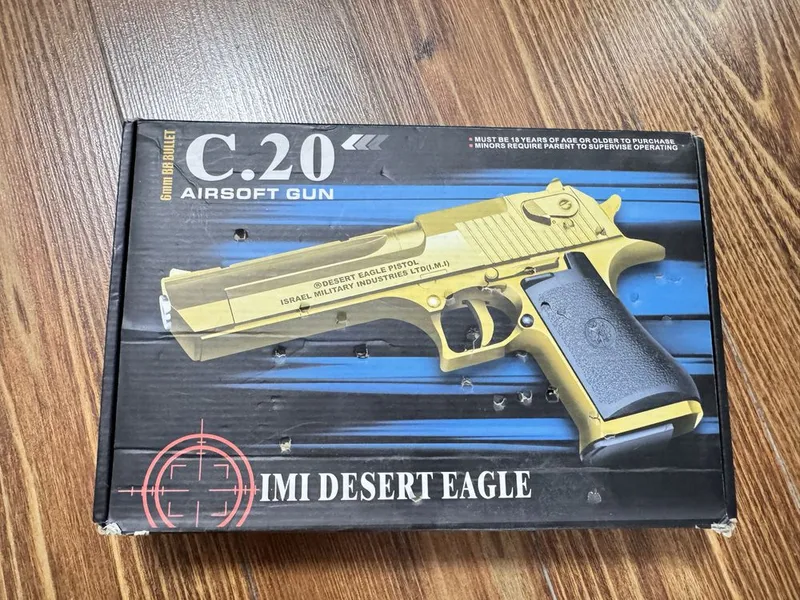 Игрушечный металлический пистолет Airsoft Gun C.20 1
