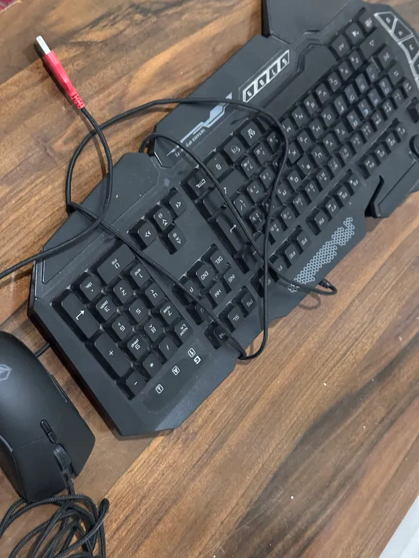 KLAVIATURA VA MISHKA KOMPLEKT IKKALASIHAM RGB 1
