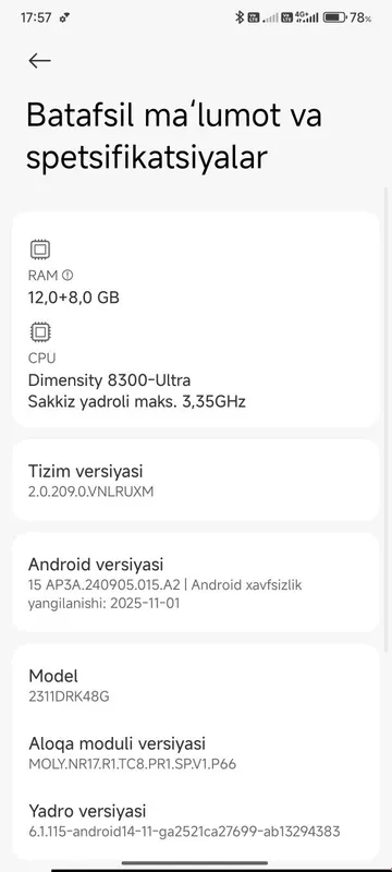 Poco x6 pro 5G 12/512 2