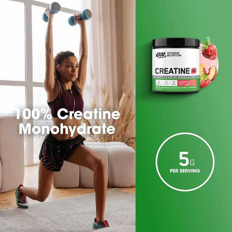 Креатин Моногидрат Optimum Nutrition Creatine Monohydrate Plus 360гр — фото 3