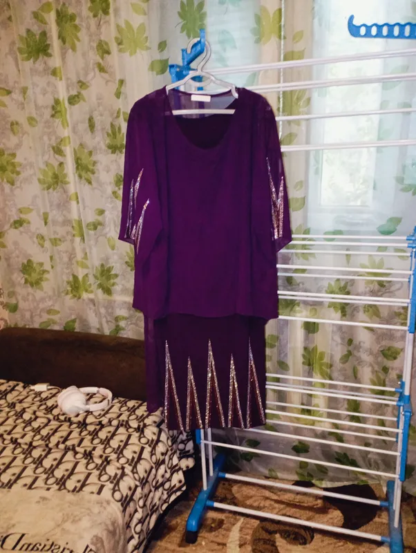 женский комплект платье и блузка — фото 3