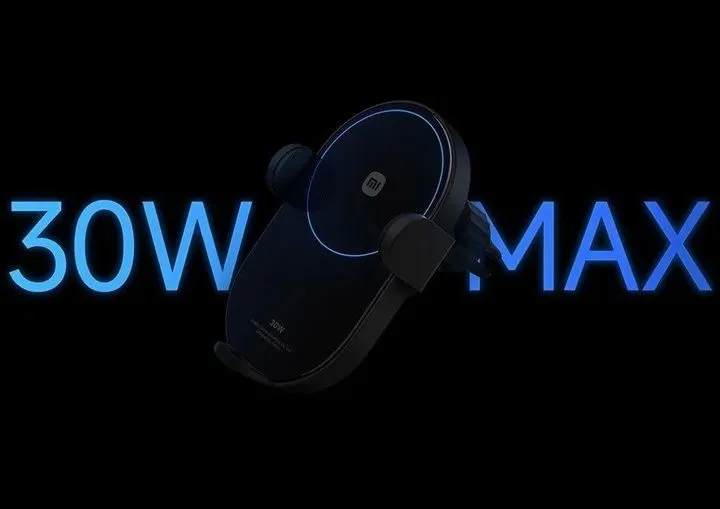 Xiaomi wireless charger 30W (беспроводная зарядка на авто) — фото 1