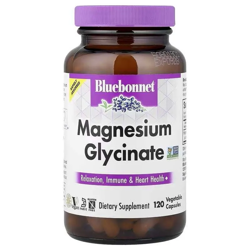 Bluebonnet Nutrition Magnesium Glycinate Глицинат магния magniy магний — фото 2