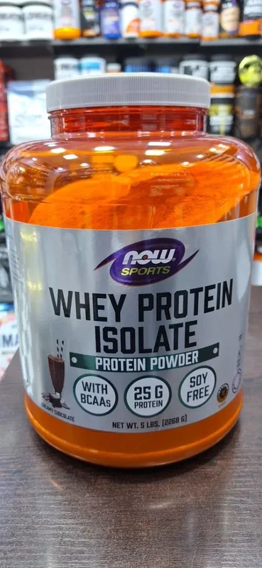 NOW Whey Protein Isolate 2.27kg original