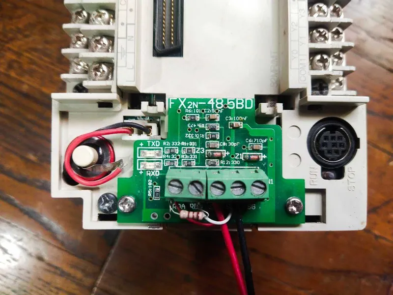 Mitsubishi melsec FX2n-32mr + 8ex + rs485 — фото 3
