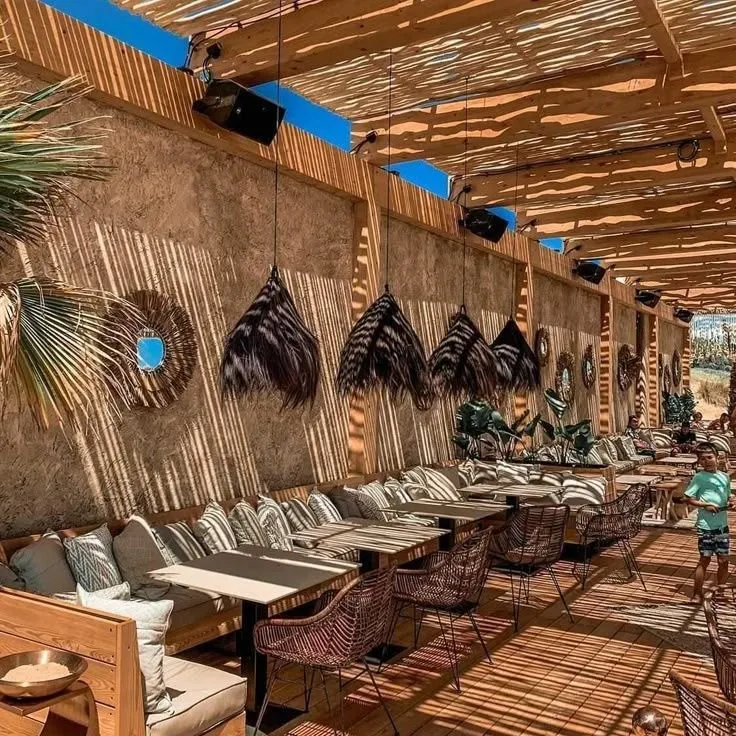 Park akvopark zoopark dekoratsiya plyaj restoran 2