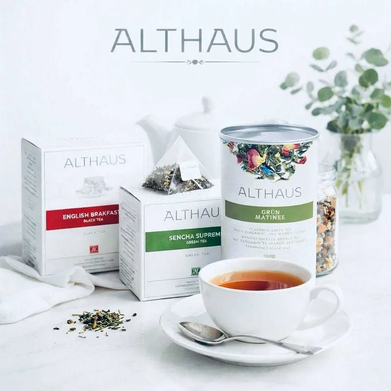Зелёный чай премиум класса Althaus (Германия)