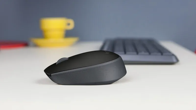 Logitech M170 Black-Grey Беспроводная мышка — фото 1