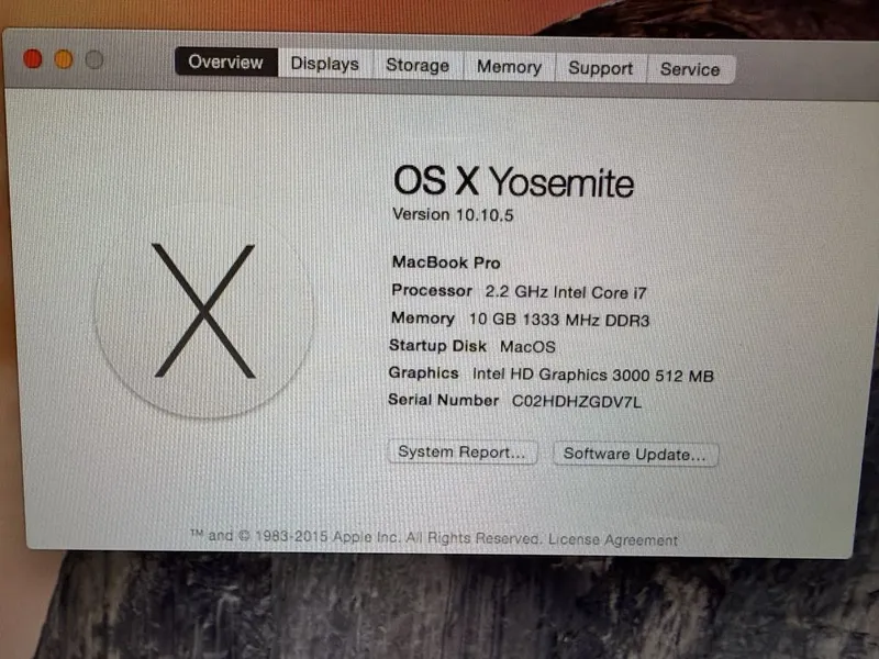 Macbook pro i7 2012 4 Macbook pro i7 2012 4