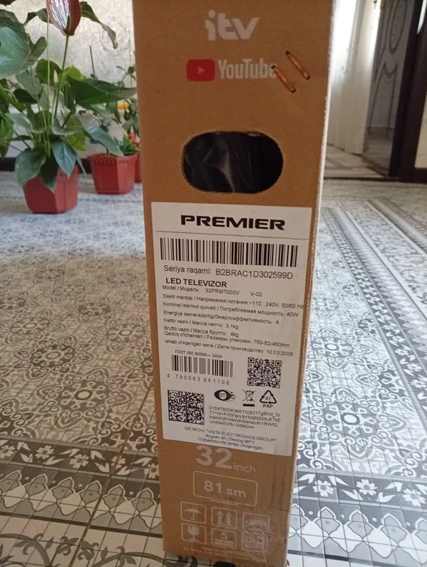 Premier Televizor 32PRM700SV. Янги очилмаган 2 Premier Televizor 32PRM700SV. Янги очилмаган 2