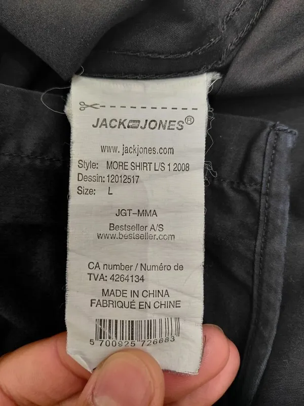 Оригинальная рубашка Jack & Jones Military 8 Оригинальная рубашка Jack & Jones Military 8