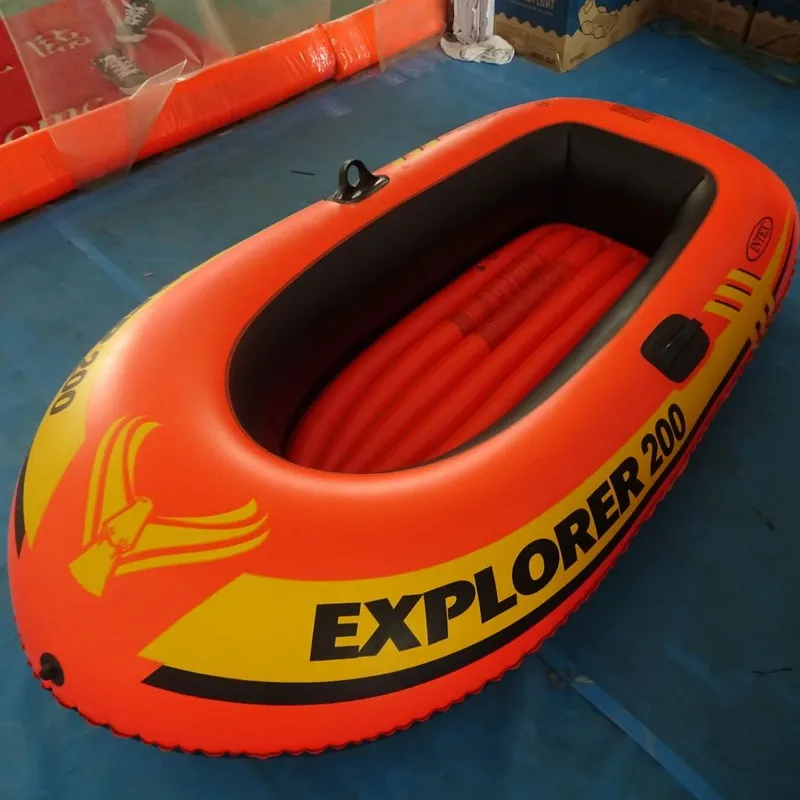 Надувная лодка Intex Explorer 200 (с вёслами и насосом) Идеальный выбо — фото 3