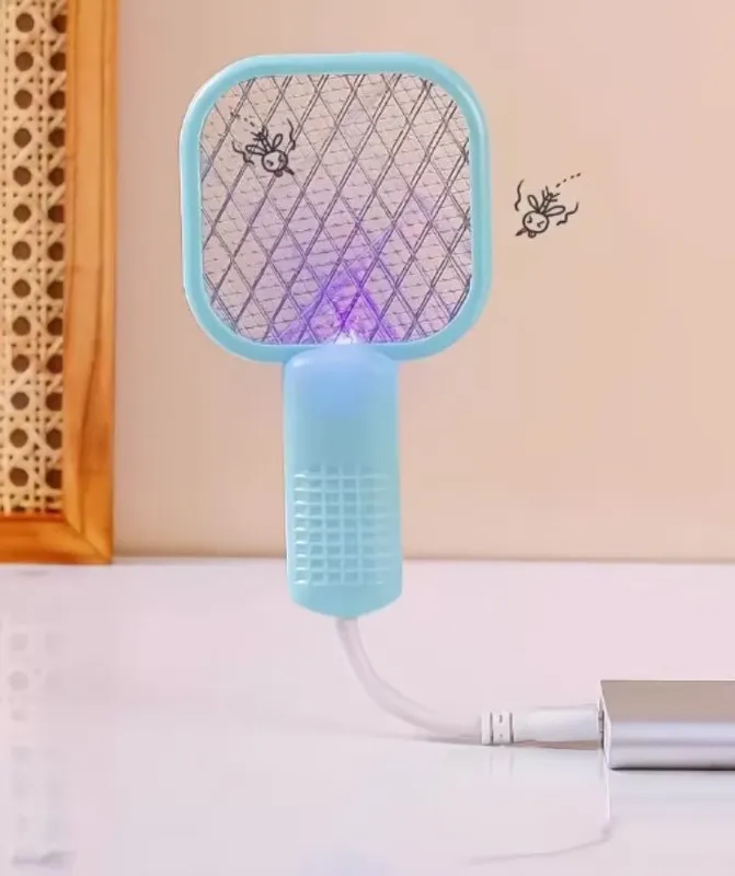 USB Zaryadlanuvchi Elektr Chivin va Pashsha O'ldirgich Raketka 2 USB Zaryadlanuvchi Elektr Chivin va Pashsha O'ldirgich Raketka 2