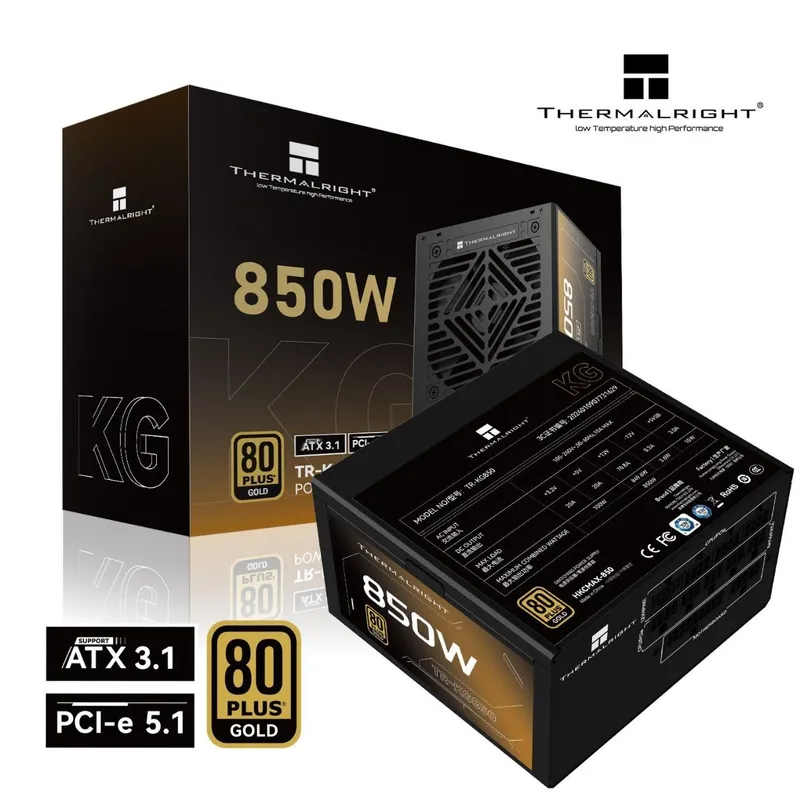 [Блок питания] Termalright KG 850W 80+GOLD FULL MODULAR