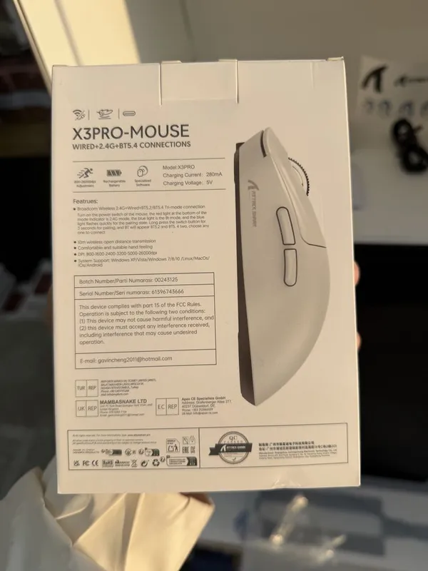 G pro dizayn ATTACK SHARK X3 pro va R11 ultra — фото 1